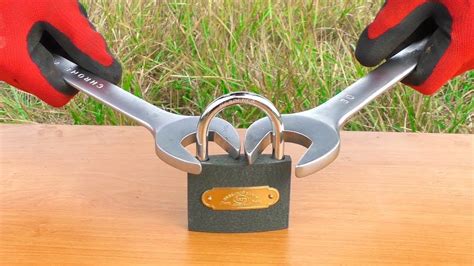 how to open a padlock without key.